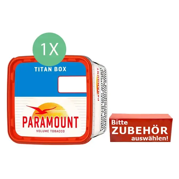 Paramount Tabak 1 x Titan Box mit wählbarem Zubehör