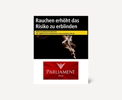 parliament rot zigaretten