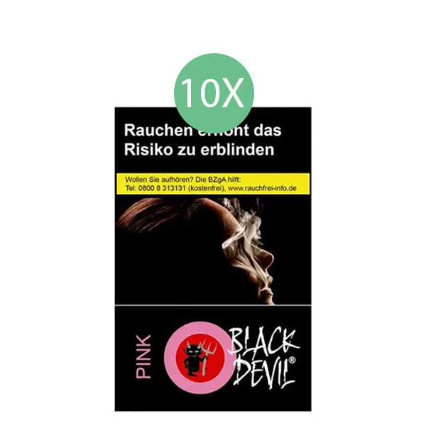Black Devil Zigaretten Pink Original Pack Stange Black Devil Zigaretten Pink Original Pack Stange