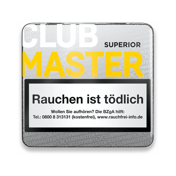 Clubmaster Zigarillos Superior Sumatra Gelb M