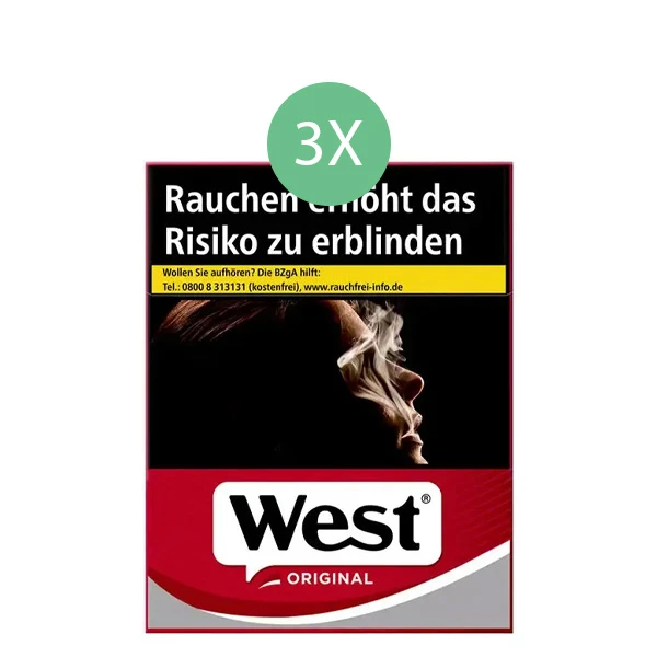 West Zigaretten Original Red 5XL Stange