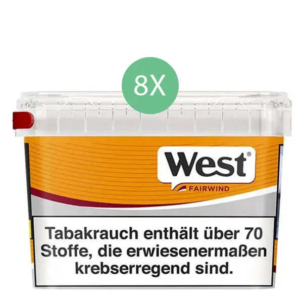 8 x West Yellow mit Zubehör