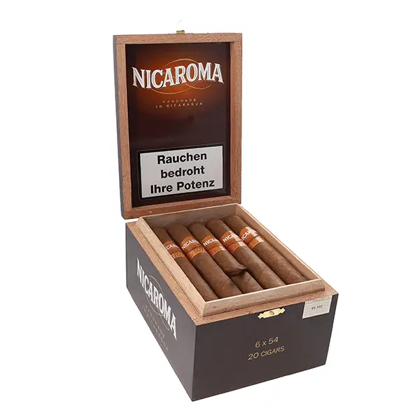 nicaroma zigarren 6x54 kiste detail nicaroma zigarren 6x54 kiste detail