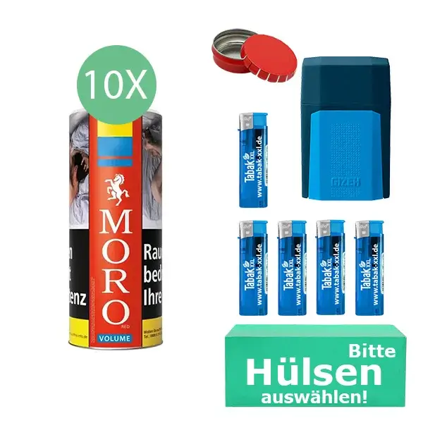 moro-tabak-rot-xl-10x-dose-mit-waehlbaren-huelsen-und-gizeh-etui