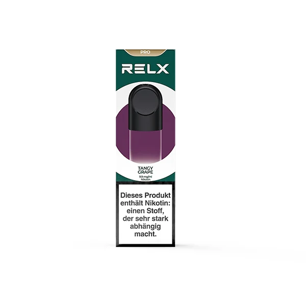 RELX Pods Pro Tangy Grape 9.9mg front