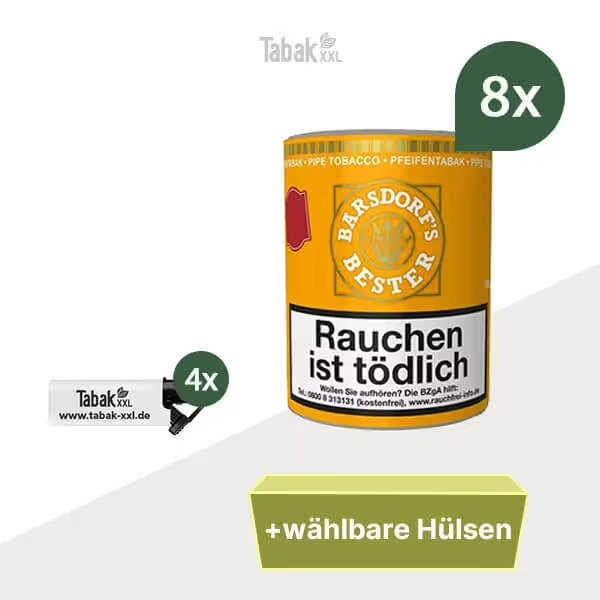 8x-barsdorf-s-bester-mixture-pfeifentabak-dose-mit-waehlbaren-huelsen 8x-barsdorf-s-bester-mixture-pfeifentabak-dose-mit-waehlbaren-huelsen