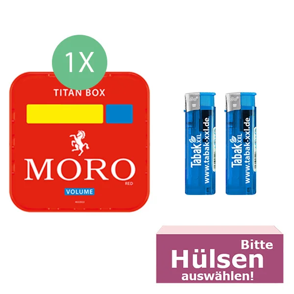 1 x moro titan box mit feuerzeugen