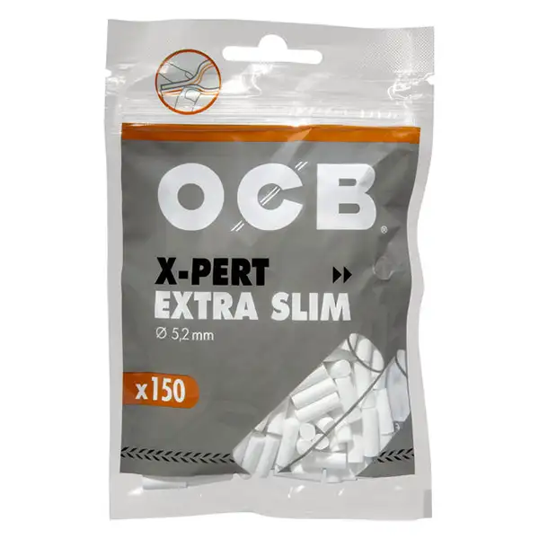 ocb-x-pert-extra-slim-filter-150-x-5-2-mm-beutel-frontal