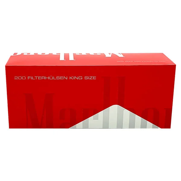 Marlboro King Size Red Filterhülsen 200er Packung Marlboro King Size Red Filterhülsen 200er Packung