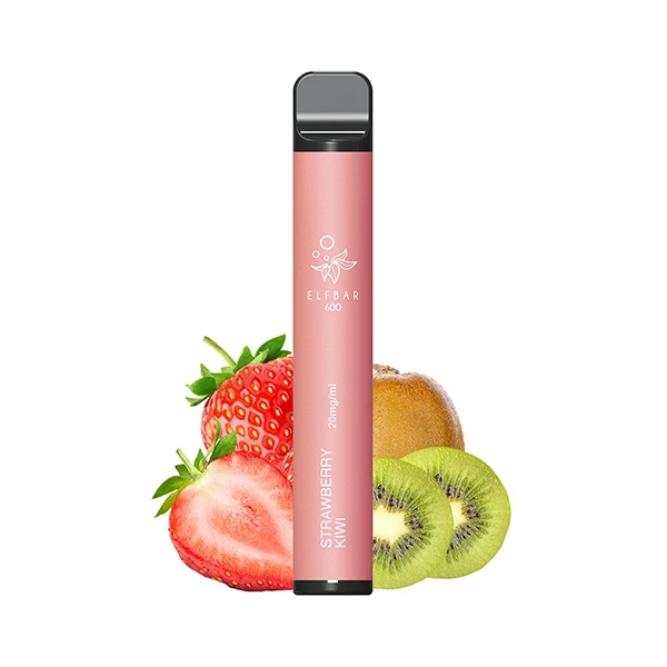 elfbar e zigarette 600 strawberry kiwi 20 mg einweg