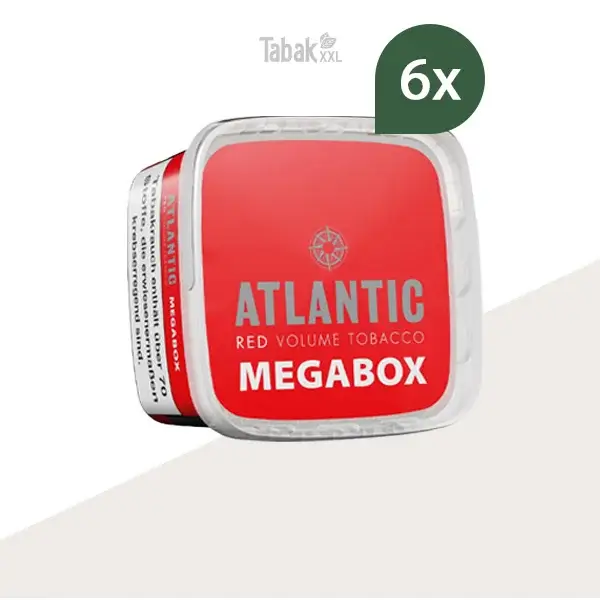6x Atlantic Volumentabak Red Megabox 6x Atlantic Volumentabak Red Megabox