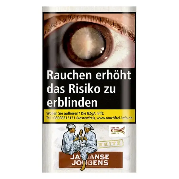 Javaanse Jongens Drehtabak White Pouch Javaanse Jongens White 30g Pouch