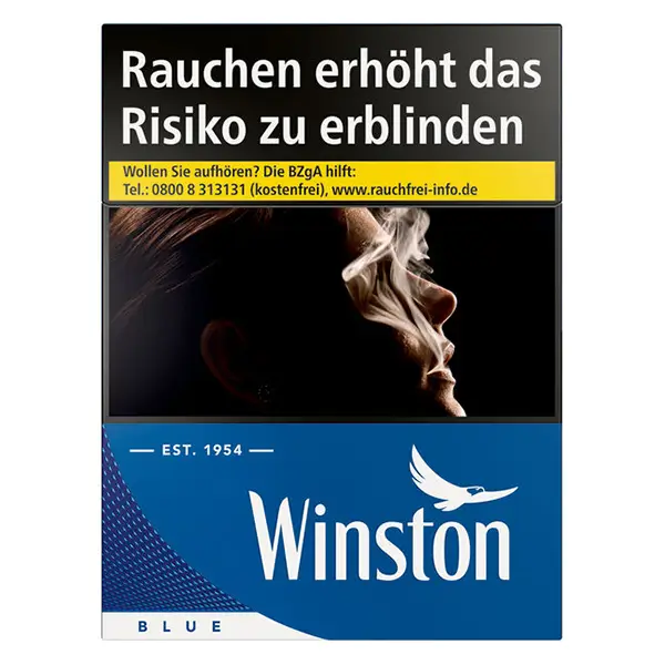 Die Winston Blue Zigaretten in XXL.