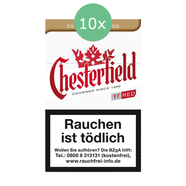 Chesterfield Zigarillos Red M Stange mit Filter