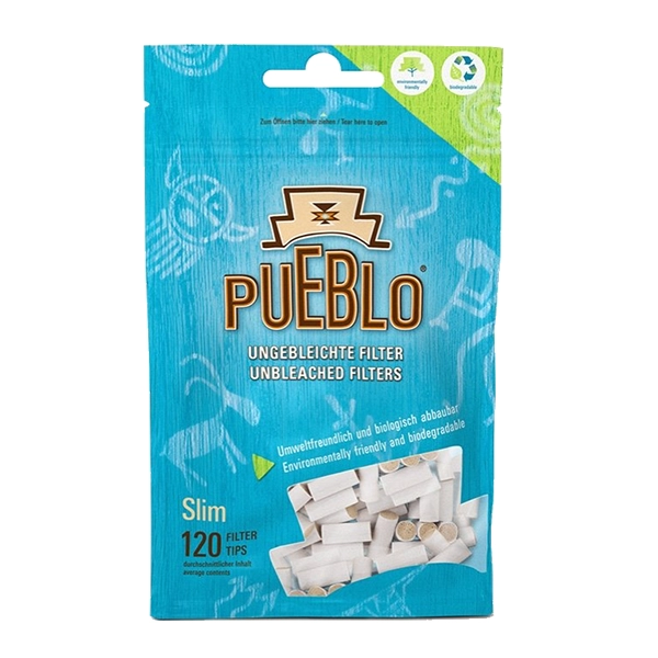 Pueblo Slim Filter 6 mm 120er Beutel Pueblo Slim Filter 6 mm 120er Beutel