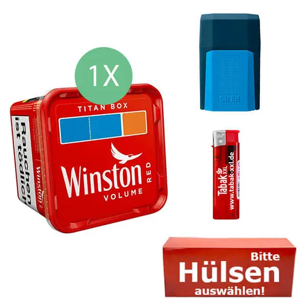 Winston Titan box mit Hülsen Etui