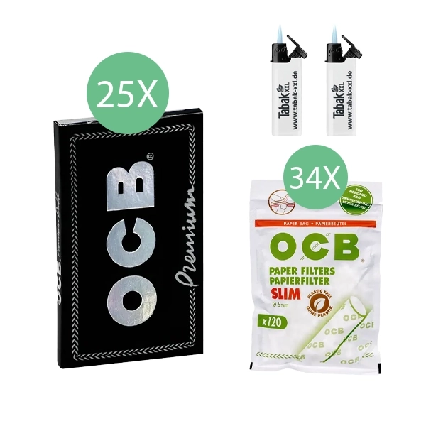 25x-ocb-blaettchen-premium-black-kurz-no-4-double-100-blatt-+-34x-ocb-papier-slim-filter-+-2x-sturmfeuerzeuge 25x-ocb-blaettchen-premium-black-kurz-no-4-double-100-blatt-+-34x-ocb-papier-slim-filter-+-2x-sturmfeuerzeuge