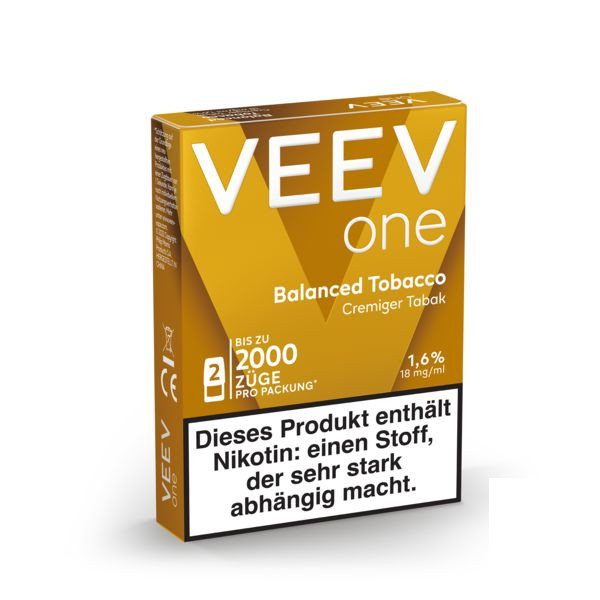 veev one balanced tobacco pods