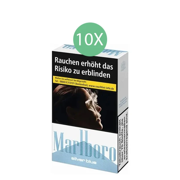 Marlboro Zigaretten Silver Blue Original Pack Stange