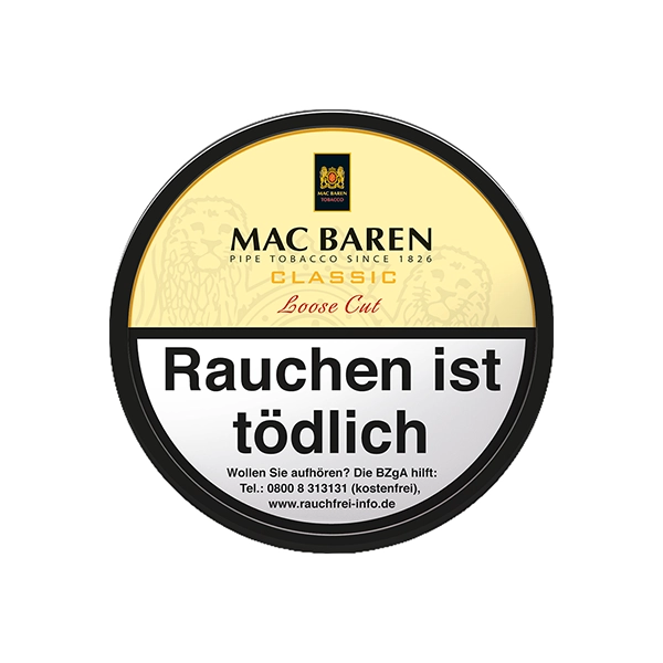 mac baren pfeifentabak classic dose loose cut mac baren pfeifentabak classic dose loose cut