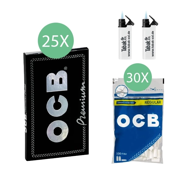 25x-ocb-blaettchen-premium-black-kurz-no-4-double-100-blatt-+-34x-ocb-papier-slim-filter-+-2x-sturmfeuerzeuge 25x-ocb-blaettchen-premium-black-kurz-no-4-double-100-blatt-+-34x-ocb-papier-slim-filter-+-2x-sturmfeuerzeuge