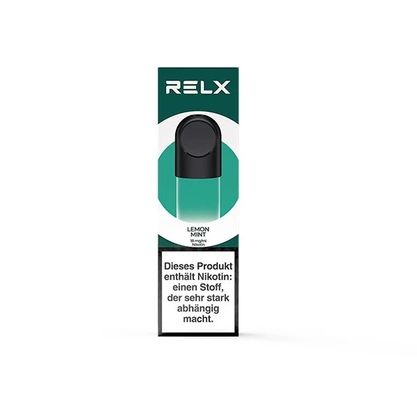 RELX Pods Lemon Mint 18mg front