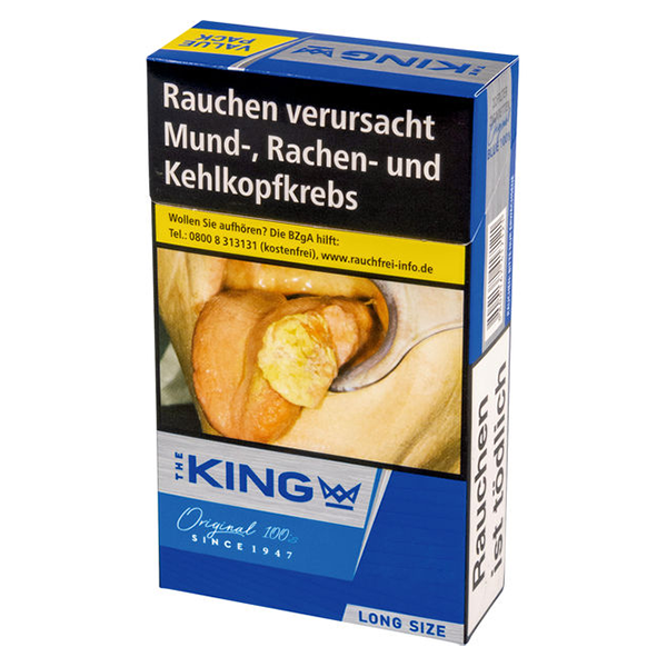 Die King Blue Zigaretten im Value Pack.