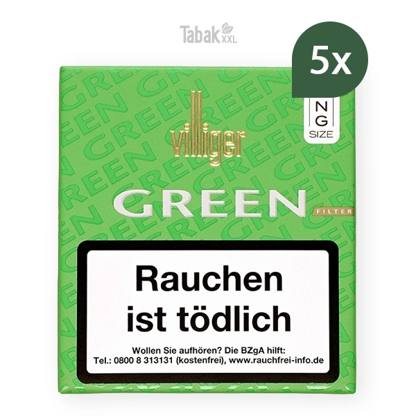 villiger zigarillos long green m mit filter stange villiger zigarillos long green m mit filter stange