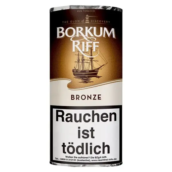 Borkum Riff Bronze Pfeifentabak im 50g Pouch