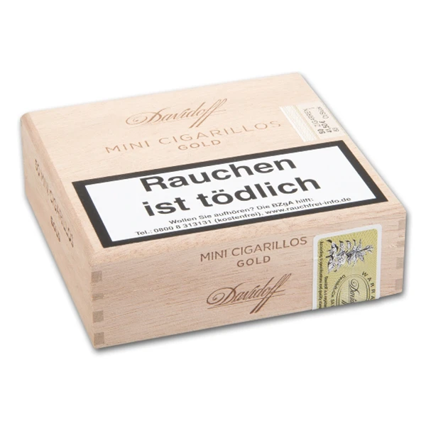 DAVIDOFF Mini Cigarillos Gold Kiste DAVIDOFF Mini Cigarillos Gold Kiste