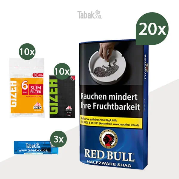 20x-red-bull-drehtabak-halfzware-shag-blau-pouch-und-blaettchen