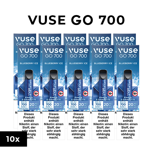 10x vuse go 700 blueberry ice