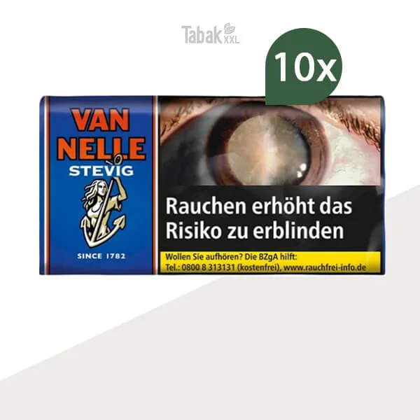 10x Van Nelle Drehtabak Stevig Halfzware Pouch 10x Van Nelle Drehtabak Stevig Halfzware Pouch