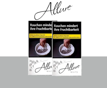 Allure Zigaretten mit weißem Filter