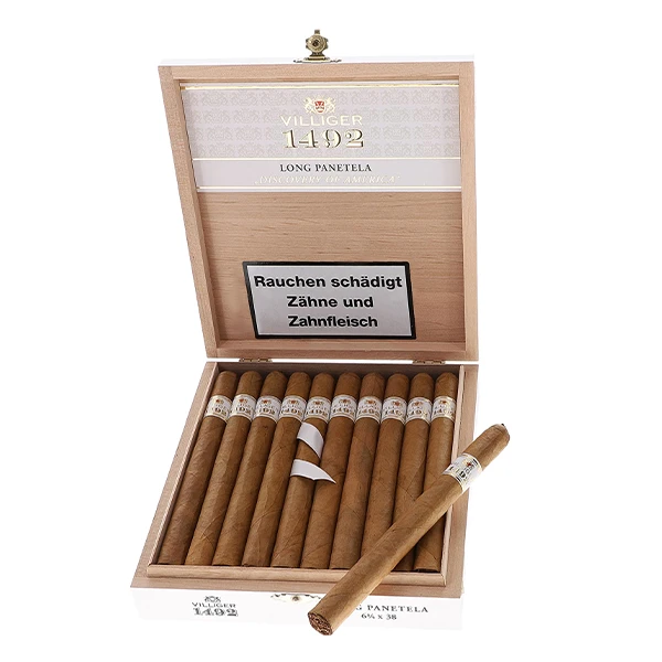 villiger 1492 zigarren long panetela kiste detail villiger 1492 zigarren long panetela kiste detail