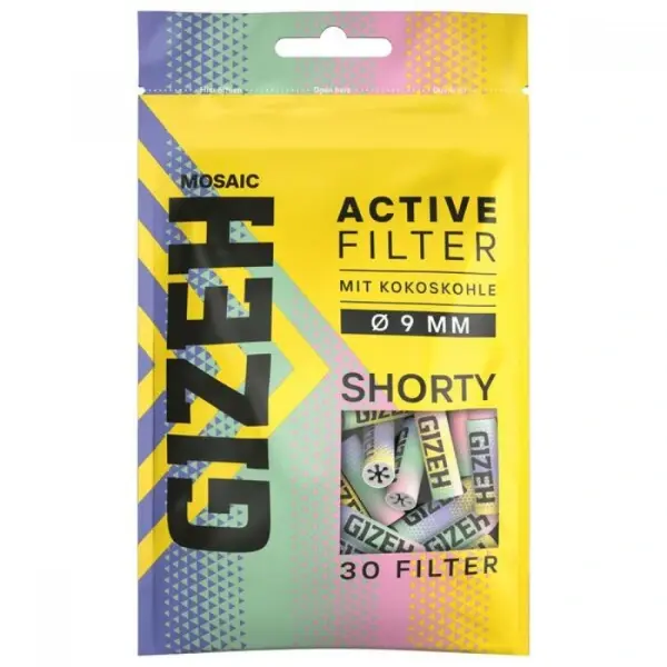 Gizeh Mosaic Active Filter Shortly 30 x 9mm
