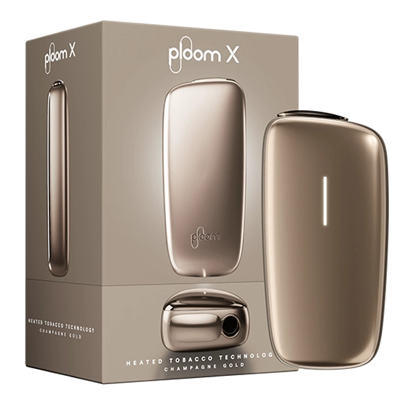 ploom x advanced champagne gold devicekit device