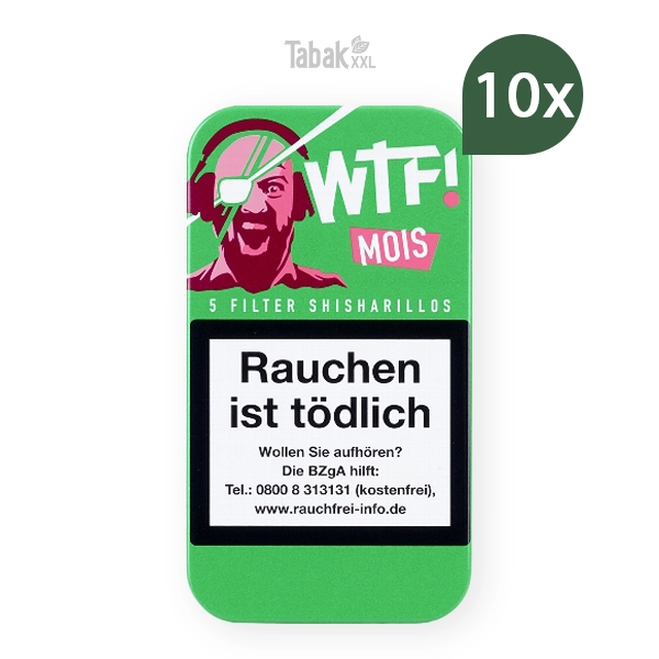 wtf shisharillo mois dunkelgruen xs wassermelone mit filter stange wtf shisharillo mois dunkelgruen xs wassermelone mit filter stange