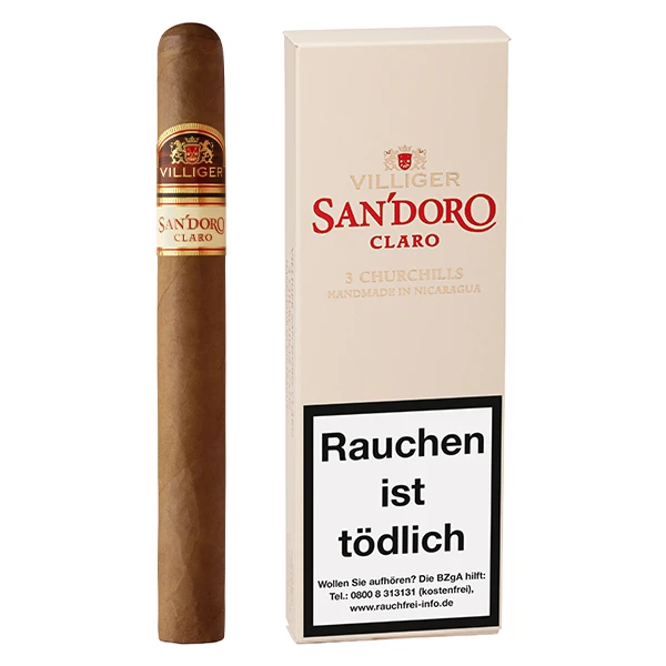 villiger san doro claro zigarren churchill villiger san doro claro zigarren churchill