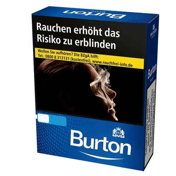 Die Burton Blue Zigaretten in XL.