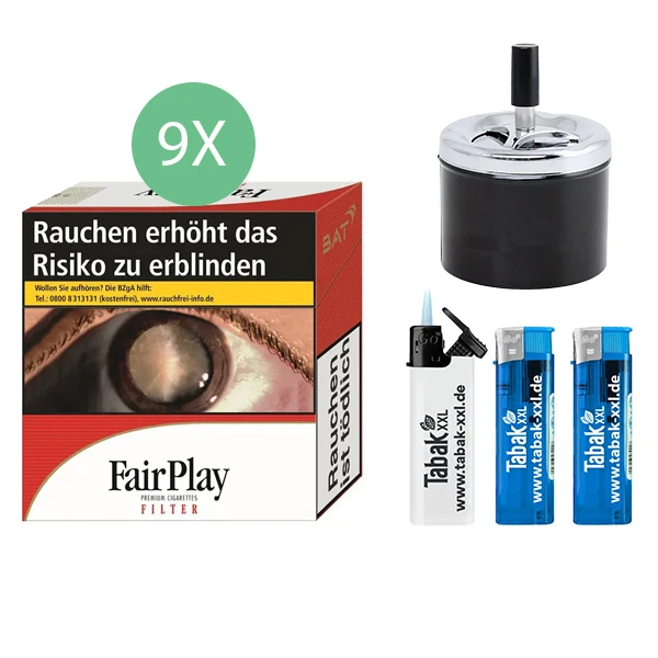 9x-fairplay-zigaretten-filter-hercules-2x-elektro-feuerzeuge-1x-sturmfeuerzeug-1x-aschenbecher 9x-fairplay-zigaretten-filter-hercules-2x-elektro-feuerzeuge-1x-sturmfeuerzeug-1x-aschenbecher