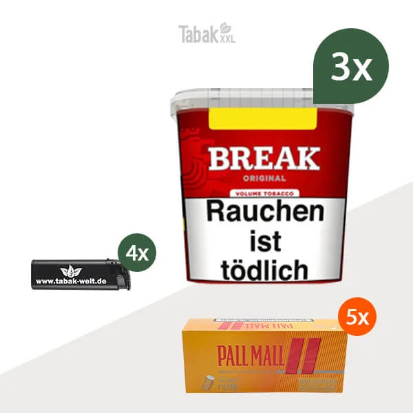 break-red-volumentabak-3x-giga-box-mit-pall-mall-huelsen