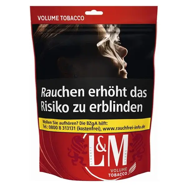 L&M Rot Volumentabak 95g Beutel