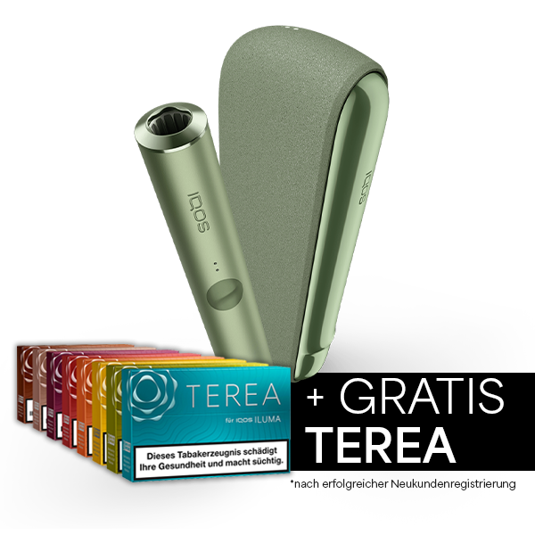 iqos iluma moss green plus terea