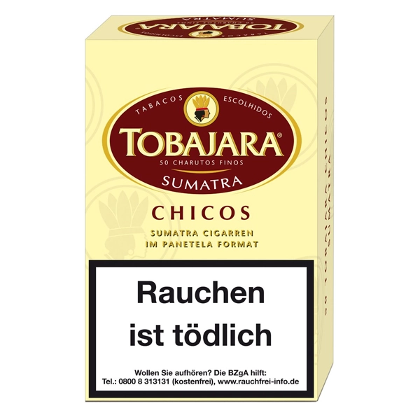 Tobajara Zigarillos Chicos Sumatra Panetela Format Tobajara Zigarillos Chicos Sumatra Panetela Format