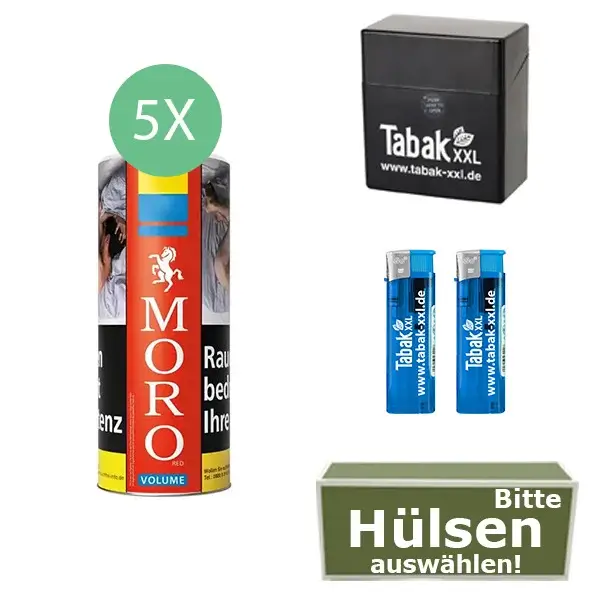 moro-tabak-rot-xl-5x-dose-mit-waehlbaren-huelsen-und-etui