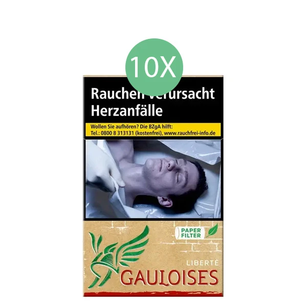 Gauloises Zigaretten Liberté Rot Original Pack Stange