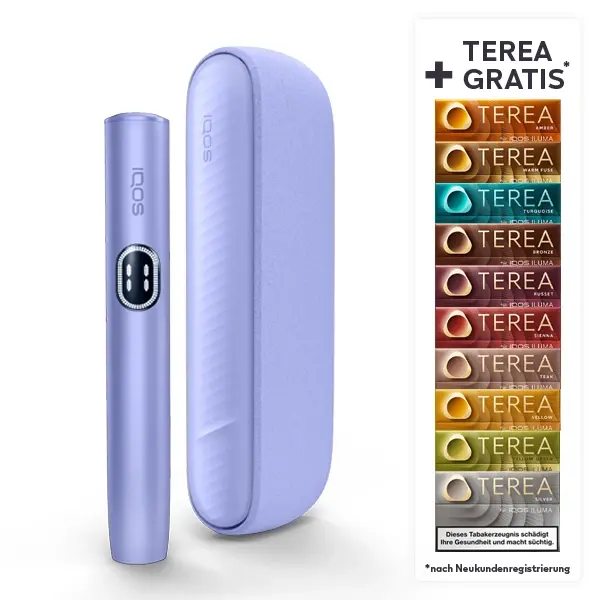 IQOS ILUMA i Digital Violet + bis zu 60 TEREA Sticks nach Registrierung* bei IQOS IQOS ILUMA i Digital Violet + bis zu 60 TEREA Sticks nach Registrierung* bei IQOS