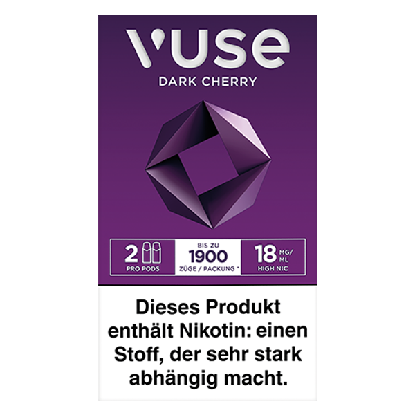 vuse_pro_double_caps_dark_cherry_18mg_einweg_frontal vuse_pro_double_caps_dark_cherry_18mg_einweg_frontal