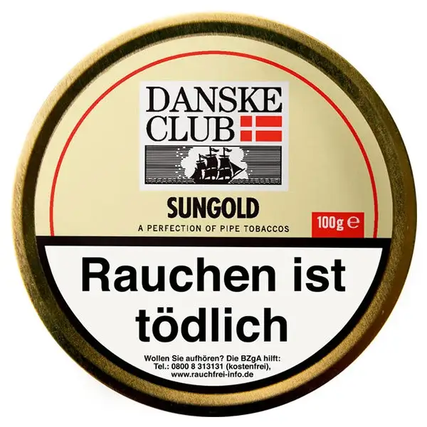 Danske Club Pfeifentabak Sungold Dose Danske Club Pfeifentabak Sungold Dose